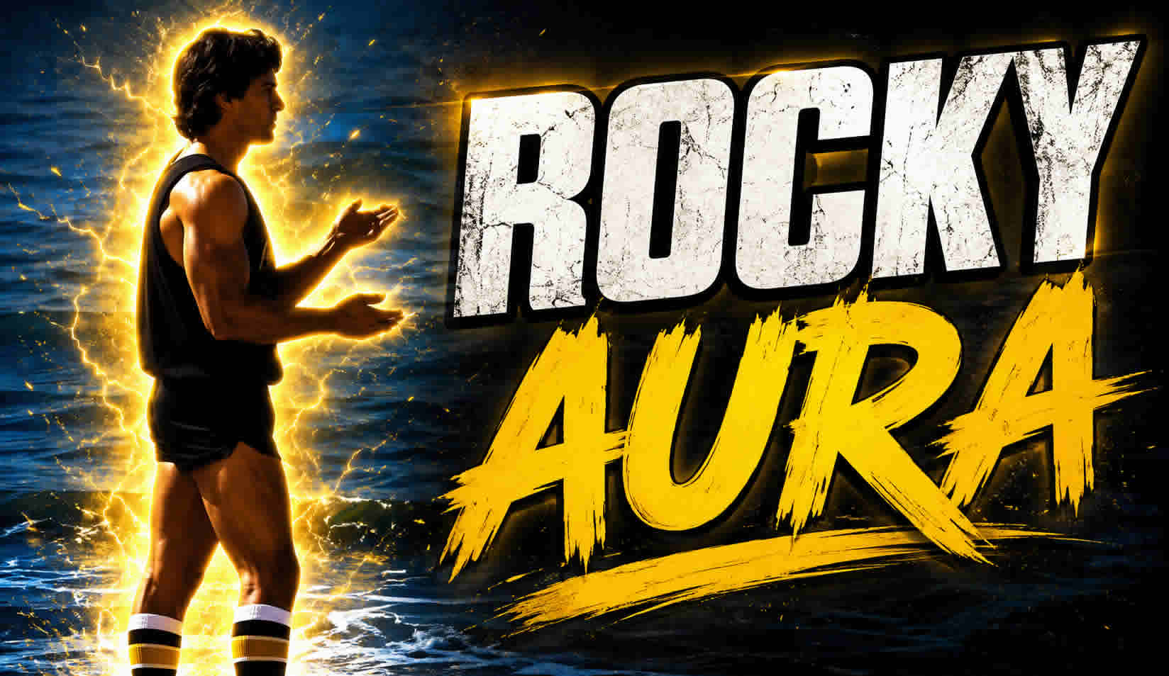 ROCKY, o Lutador, é flagrado “farmando aura” na praia